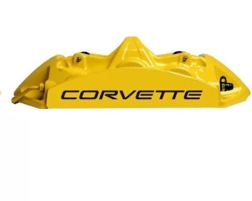 Pinza freno Corvette alta temperatura. Adesivi per decalcomanie in vinile 6X
