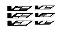Cadillac CTS-V Logo pinza freno decalcomanie in vinile adesivi 09-15 (qualsiasi colore) 2