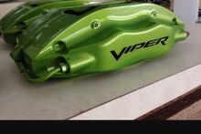 Pinza freno Viper Dodge ALTA TEMP. Adesivi per decalcomanie in vinile Qualsiasi colore 6 X 3