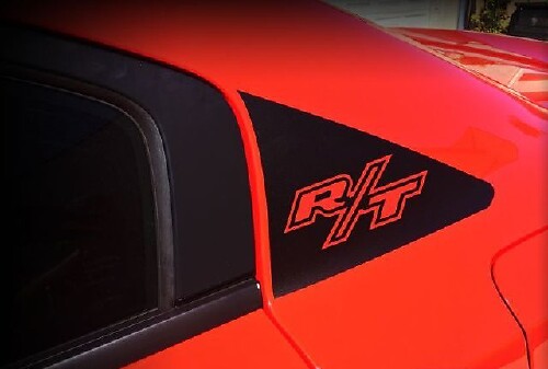 Set Adesivi Montante C R/T HEMI per Dodge Charger 2011-2018