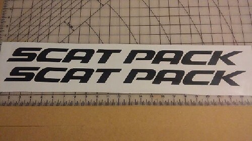 Adesivi laterali in vinile Scat Pack per Dodge Charger Challenger Dart