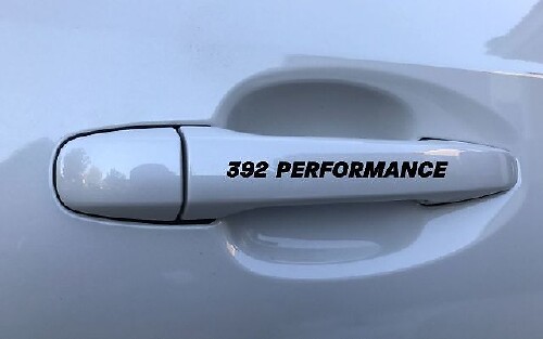 Adesivi in Vinile per Maniglie Porte 392 Performance per Dodge Challenger