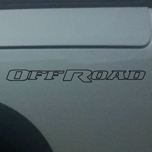 Adesivo Vinile Laterale con Scritta Rebel & Off Road per RAM 1500 Rebel