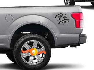 4x4 Camion Bed Decal Set FORD Super Duty F250 F150 adesivi in ​​vinile