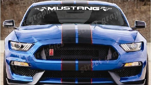 Adesivo in Vinile per Parabrezza Brandizzato per Musclecar Musclecarmodel GT
