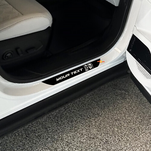 Kit di Adesivi in Vinile Personalizzati per Battitacco Jeep Trailhawk