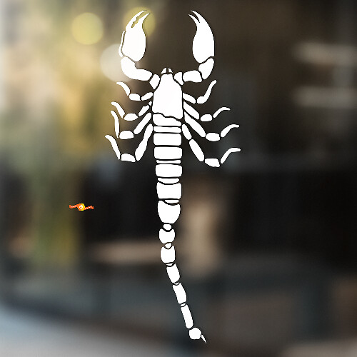 Adesivo Universale in Vinile Scorpione del Deserto