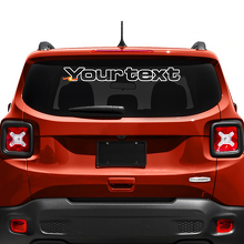Adesivo Grafico Lettere Personalizzate Finestrino Posteriore Parafango Parabrezza per Jeep Renegade 3