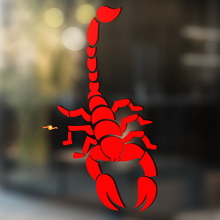 Adesivo in Vinile Universale Scorpione con Coda Sollevata_3