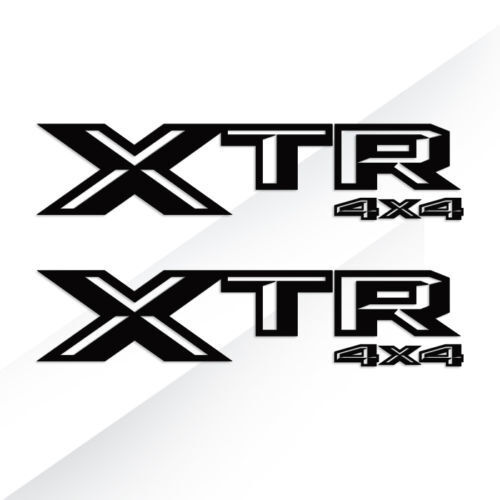 Coppia di adesivi in vinile per cassone XTR 4x4 per Musclecar Truck 2017