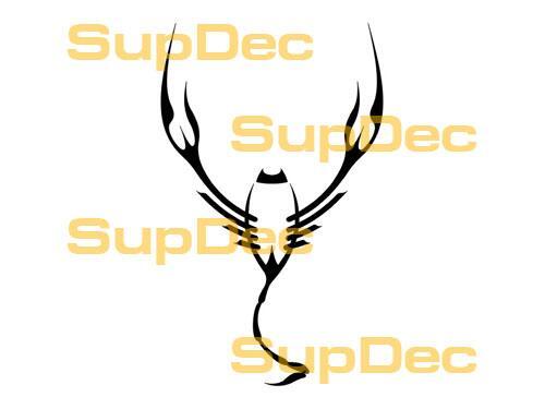 Scorpione Vinile Arte Parete Finestra Bagno Adesivo Decalcomania #16
