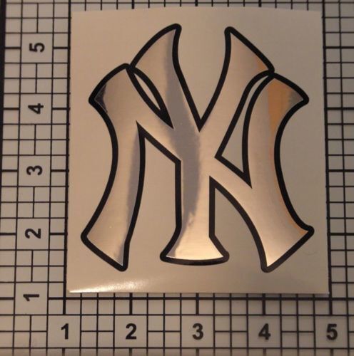 Adesivo in vinile con logo baseball stile Yankees di New York