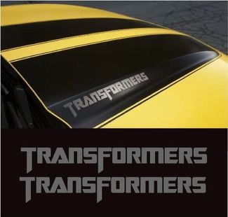 Camaro Ss Autobot Transformers Edition Cappuccio Decalcomanie Adesivi Bumblebee