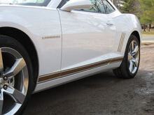 Kit di Adesivi in Vinile per Strisce Contorno Minigonne per Chevrolet Camaro 2010-2015_2
