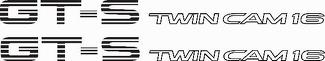 Decalcomanie adesive in vinile GT-S Twin Cam 16 AE86 - SET di 2