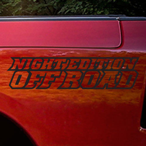 Adesivi Laterali Night Edition Off Road per Dodge Ram Rebel 2015-2017