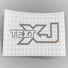 Adesivo in Vinile Personalizzato Off Road Trails Rock Crawling 4x4 per Jeep Cherokee XJ 2