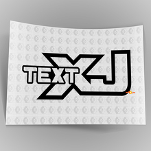 Adesivo in Vinile Personalizzato Off Road Trails Rock Crawling 4x4 per Jeep Cherokee XJ 3