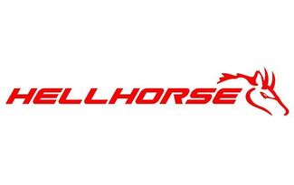 Hellhorse - Adesivo decalcomania in vinile Mustang - Rosso - Ford Race Car Cobra GT V8 V6