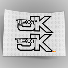 Adesivo in Vinile Personalizzato Percorsi Off Road Arrampicata su Rocce 4x4 per Jeep Wrangler JK 3