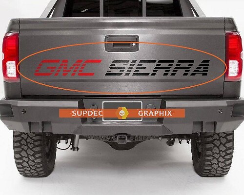 Adesivo in Vinile per Portellone in Stile Strobo GMC Sierra