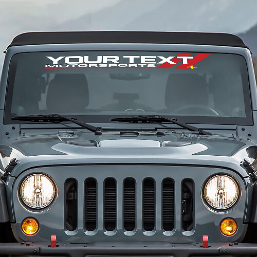 Adesivo in vinile per parabrezza Mopar Motorsport