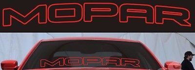 Adesivo in Vinile per Parabrezza Stile Mopar per Dodge