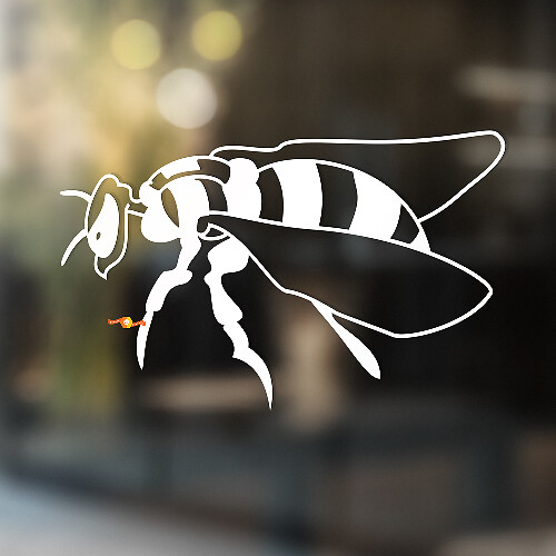 Adesivo in Vinile Universale Bee