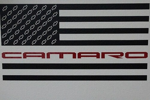 Grafica Camaro ZL1, adesivo adesivo bandiera americana, Chevy Camaro ss, LT
