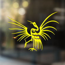 Adesivo Universale in Vinile Stile Tribal Crane_4