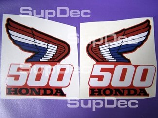 2 adesivi per decalcomanie Honda 500