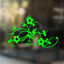 Adesivo Universale in Vinile Uccelli e Fiori_2