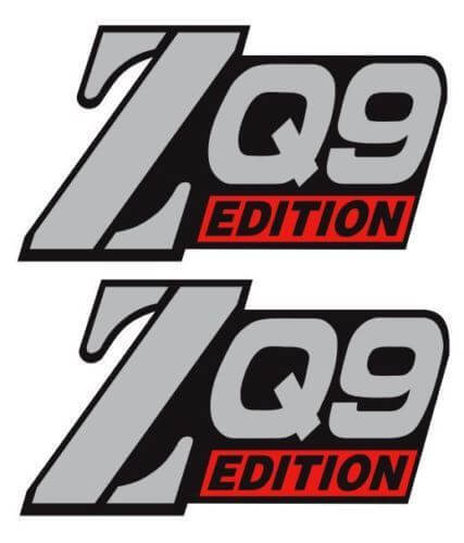 Set di adesivi in vinile Edizione ZQ9 per Chevy S10 GMC Sonoma
