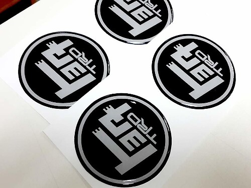 Kit di Adesivi in Vinile con Emblema a Rilievo Stile TEQ TRD per Toyota