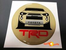 TRD Toyota 4Runner Adesivo in resina con emblema distintivo a cupola 2