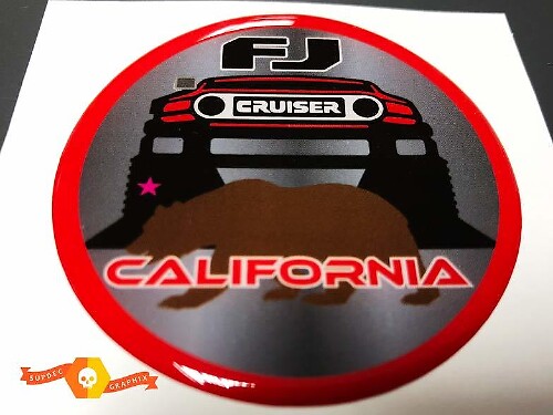 FJ Cruiser Badge Universale California per Toyota FJ Cruiser