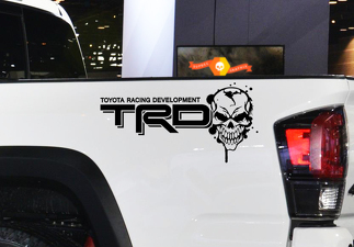 Toyota Racing Development TRD Skull 4X4 lato letto adesivi decalcomanie grafiche