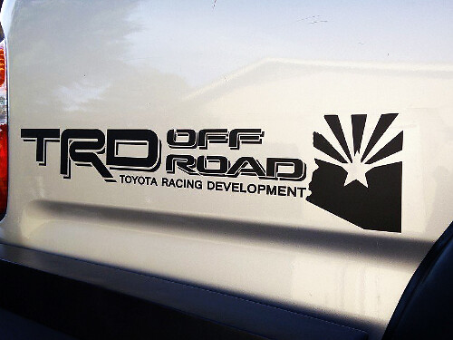 Adesivo in Vinile Stile Arizona TRD per fiancata Toyota Tacoma