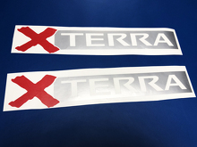 Set di Adesivi in Vinile per Portapacchi Tetto Nissan Xterra_3
