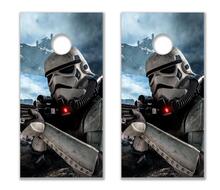Stormtrooper Cornhole Board Board Game Decal Decal Wraps con laminato
 2