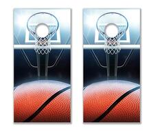 Set di Adesivi in Vinile per Tavola Cornhole a Tema Canestro da Basket_2
