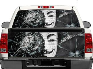 Anonimo Lunotto posteriore O portellone posteriore Decal Sticker Pick-up Truck SUV Car