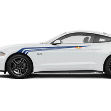 Strisce Decorativa Parafango Anteriore per Ford Mustang GT 2