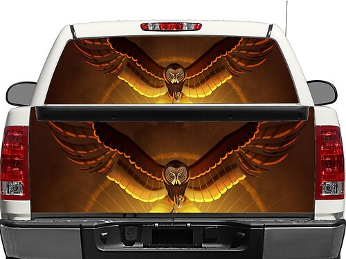 Finestra posteriore del gufo o tailgate Decal Adesivo Pick-up Truck SUV Car
