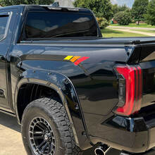 Toyota Tundra Side Pickup Carbon con grafica adesiva a strisce vintage
 3