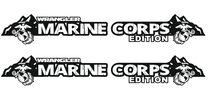 Decalcomanie per adesivi per cofano Marine Corps Mountains Edition per cappe Jeep Wrangler
 2
