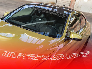 BMW M Performance Outline New Windshield Banner Decalcomanie per vinile adesivi
