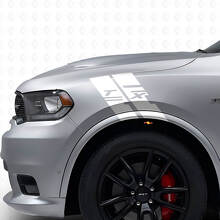 Kit di Adesivi in Vinile a Strisce a Nido d'Ape Personalizzate per Parafango Laterale per Dodge Durango_5