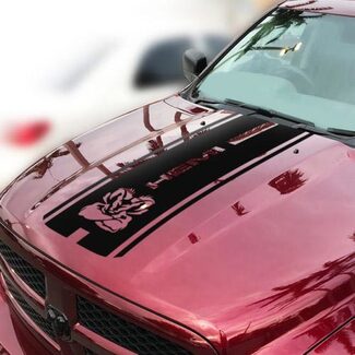 Dodge Ram Hemi 1500 2500 3500 Rebel Mopar Hood Decal taglio vinile strisce grafiche