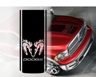 Grafica in vinile Dodge Ram 1500 2500 HEMI Hood Stripe Racing Decal